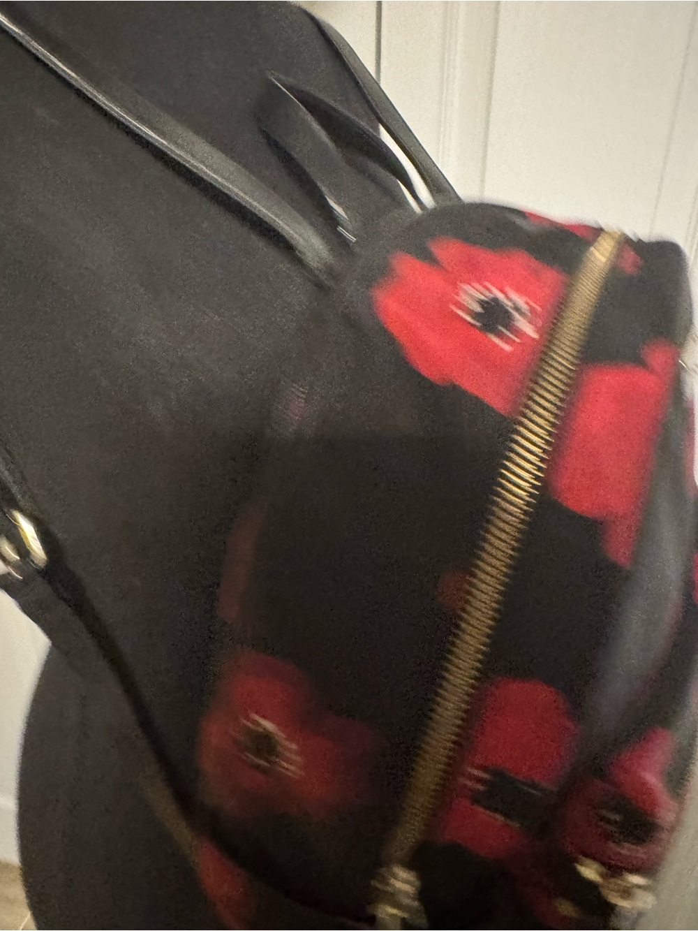 kate spade Wilson poppy Backpack with Red Floral Print - Picture 6 of 12